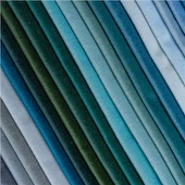 Grønn fløyel møbelstoff