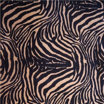 Zebra Print Polyester Stoffer